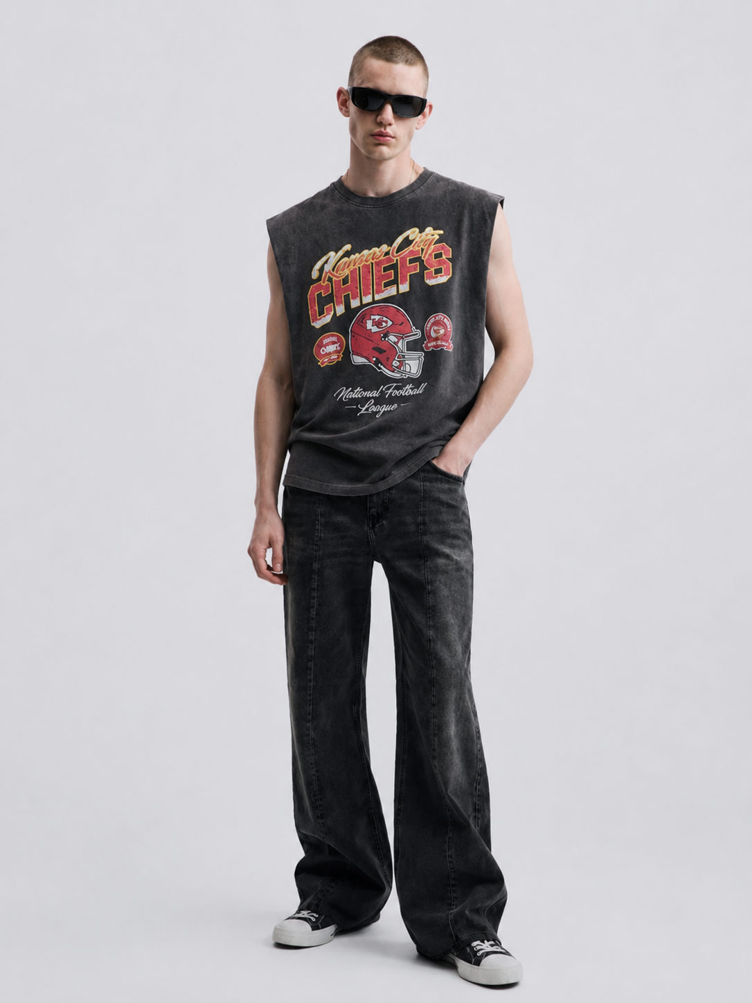 240 GSM French Terry Oversized Tank Top - View 3