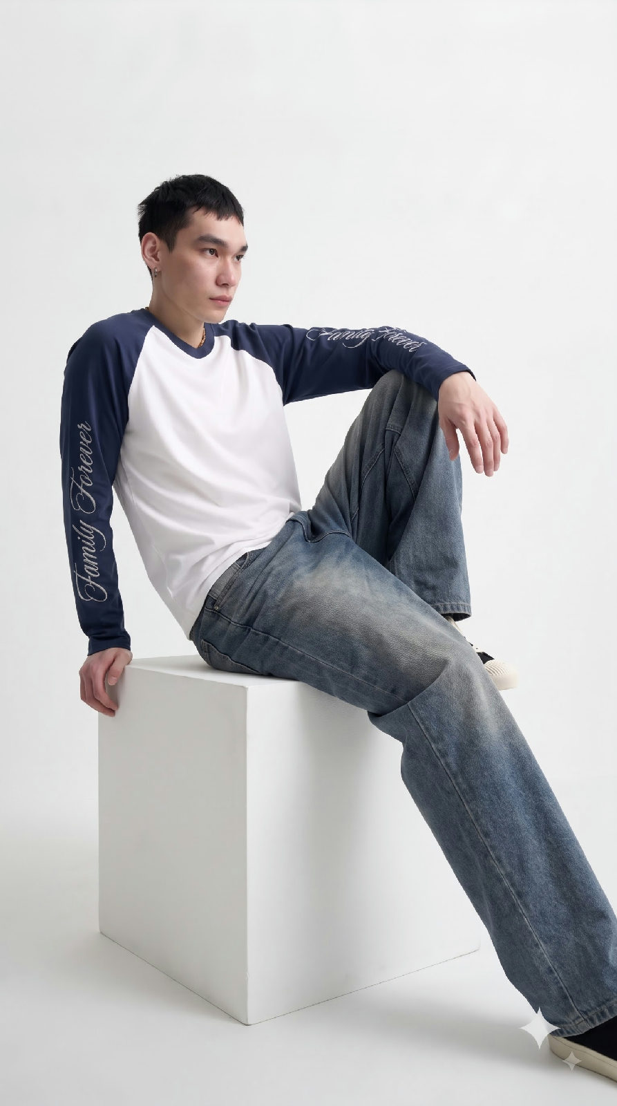 DAPPERR DRIFT Signature Raglan Long-Sleeve Tee - View 5
