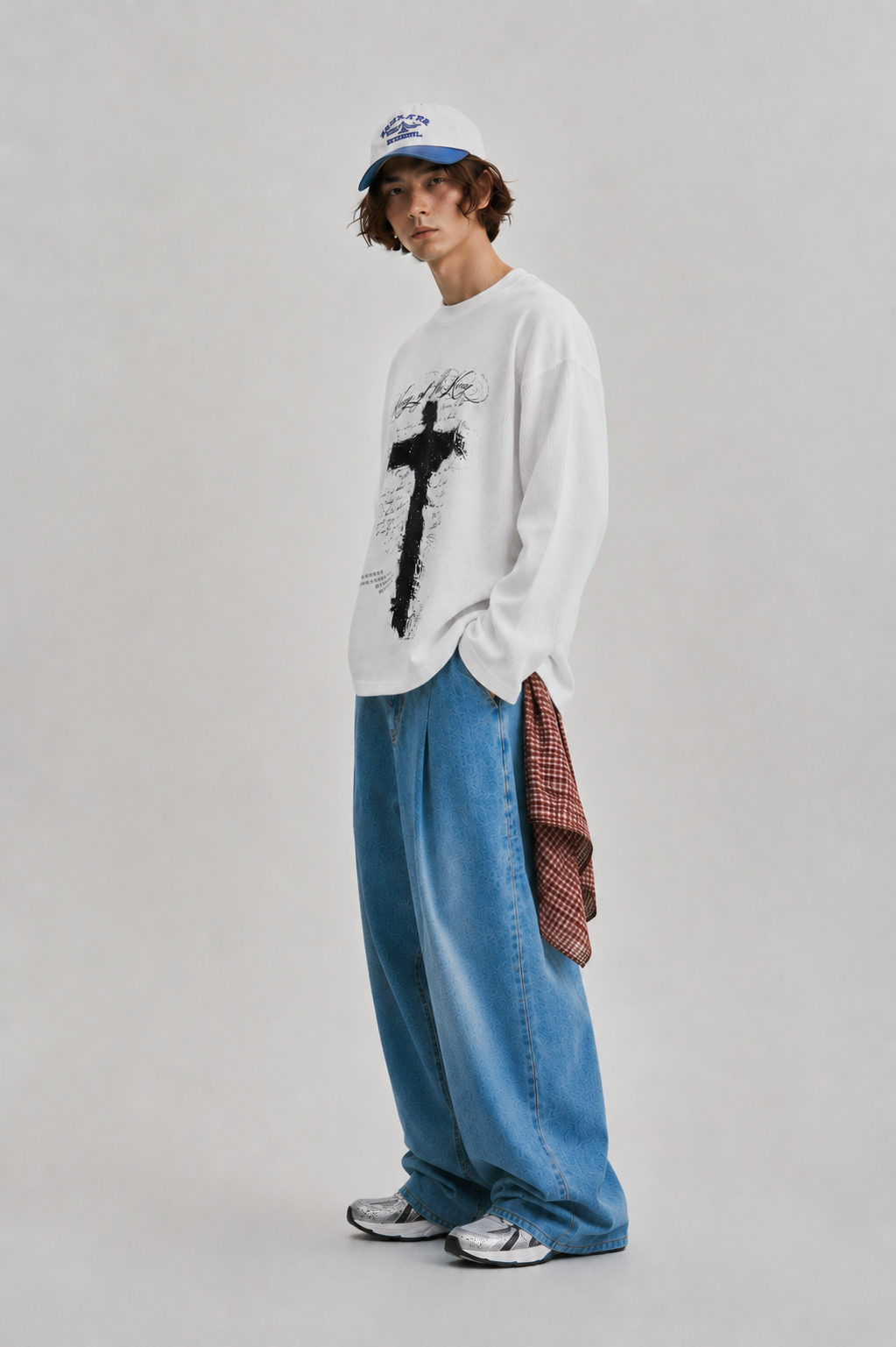 Boxy Fit Waffle T-Shirt - View 3
