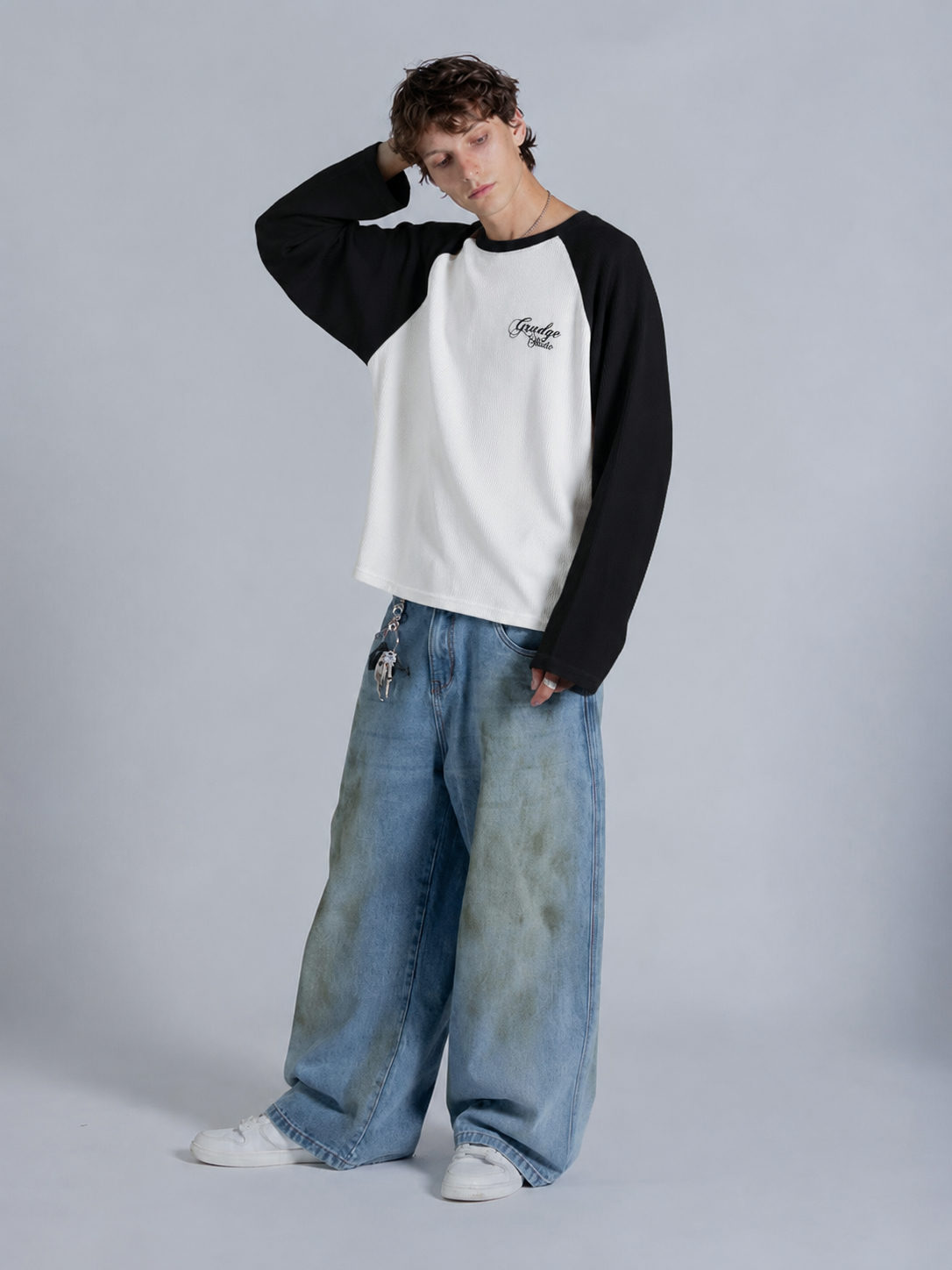 Grudge Studio Waffle Raglan Long Sleeve waffle - View 2