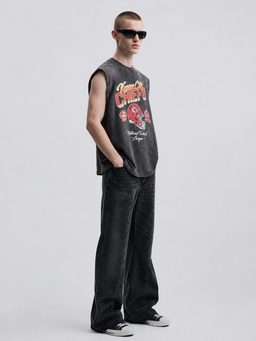 240 GSM French Terry Oversized Tank Top - View 4