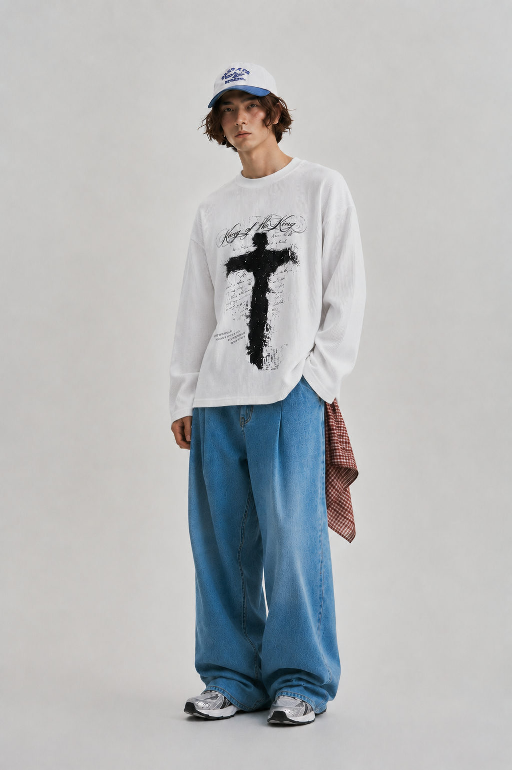 Boxy Fit Waffle T-Shirt - View 4