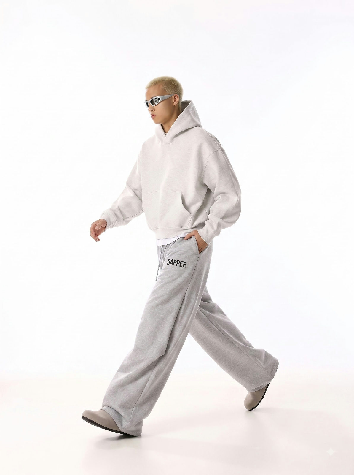 Dapperr Drift 280 GSM Wide-Leg Sweatpants / LOWER - View 3