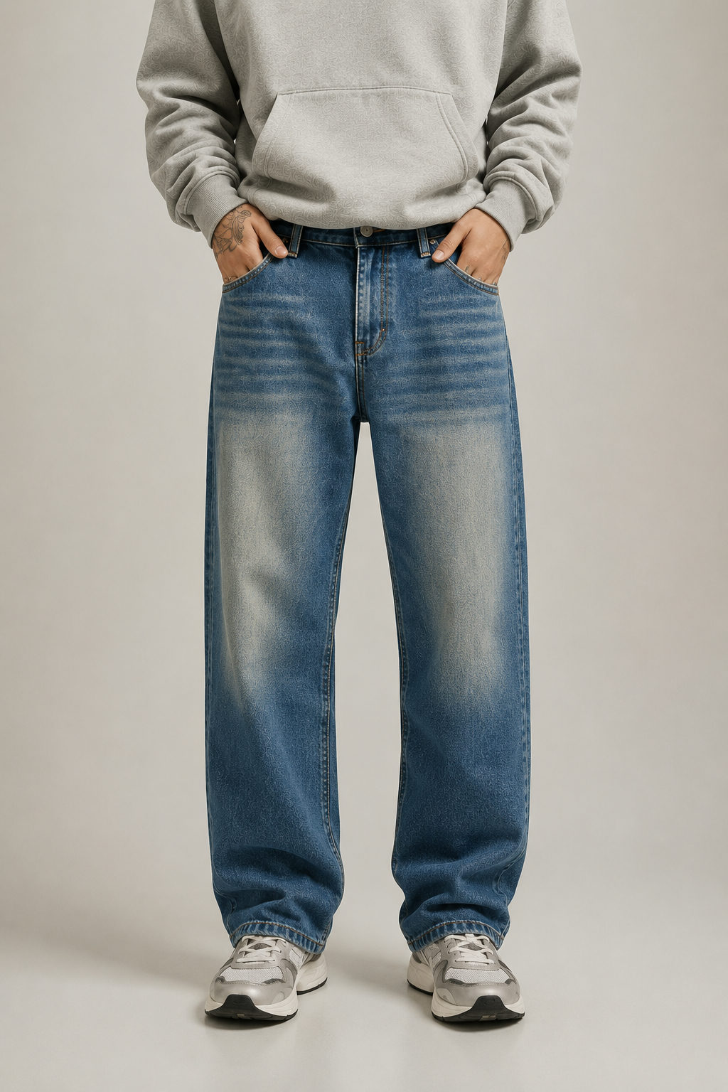Dapperr Drift Classic Straight-Fit Jeans – Blue Wash - View 2