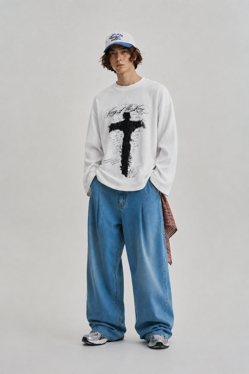 Boxy Fit Waffle T-Shirt - View 5