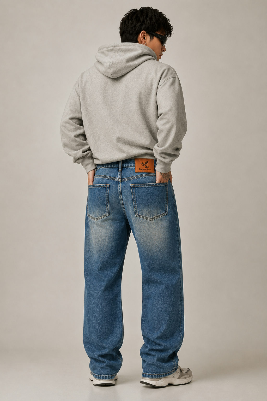 Dapperr Drift Classic Straight-Fit Jeans – Blue Wash - View 3
