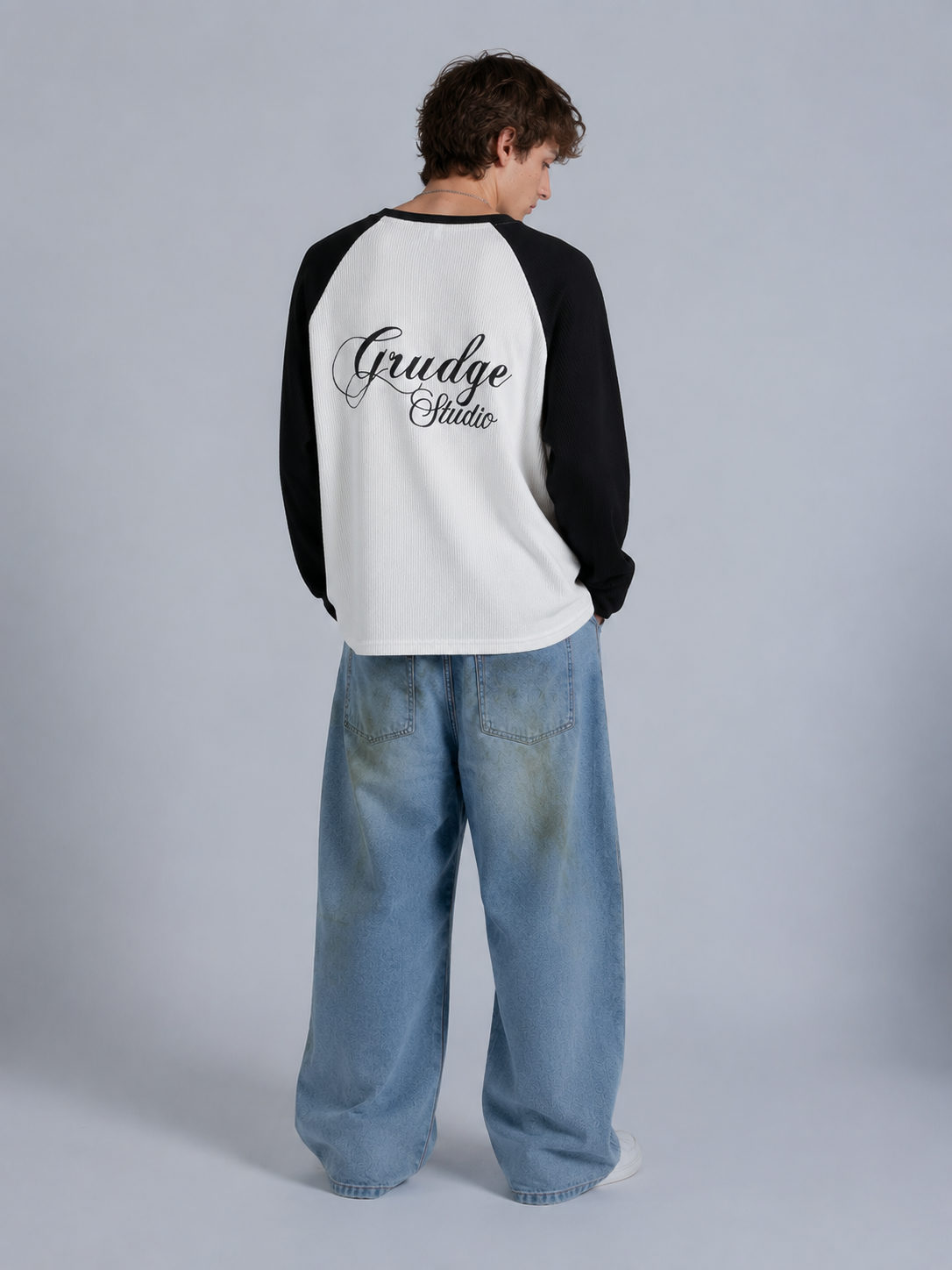 Grudge Studio Waffle Raglan Long Sleeve waffle - View 5