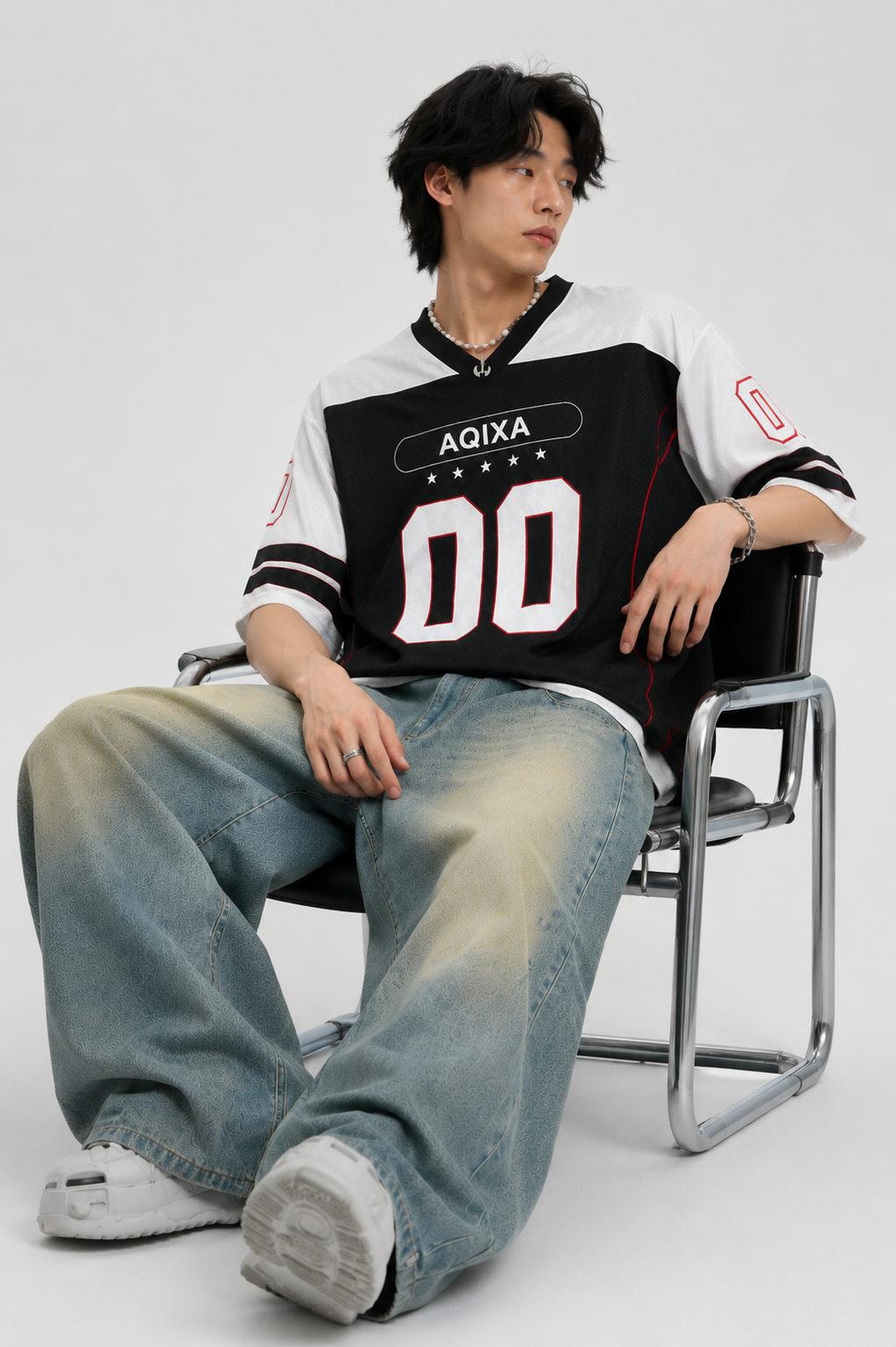 AQIXA 00 Oversized Dry-Fit Jersey - View 4