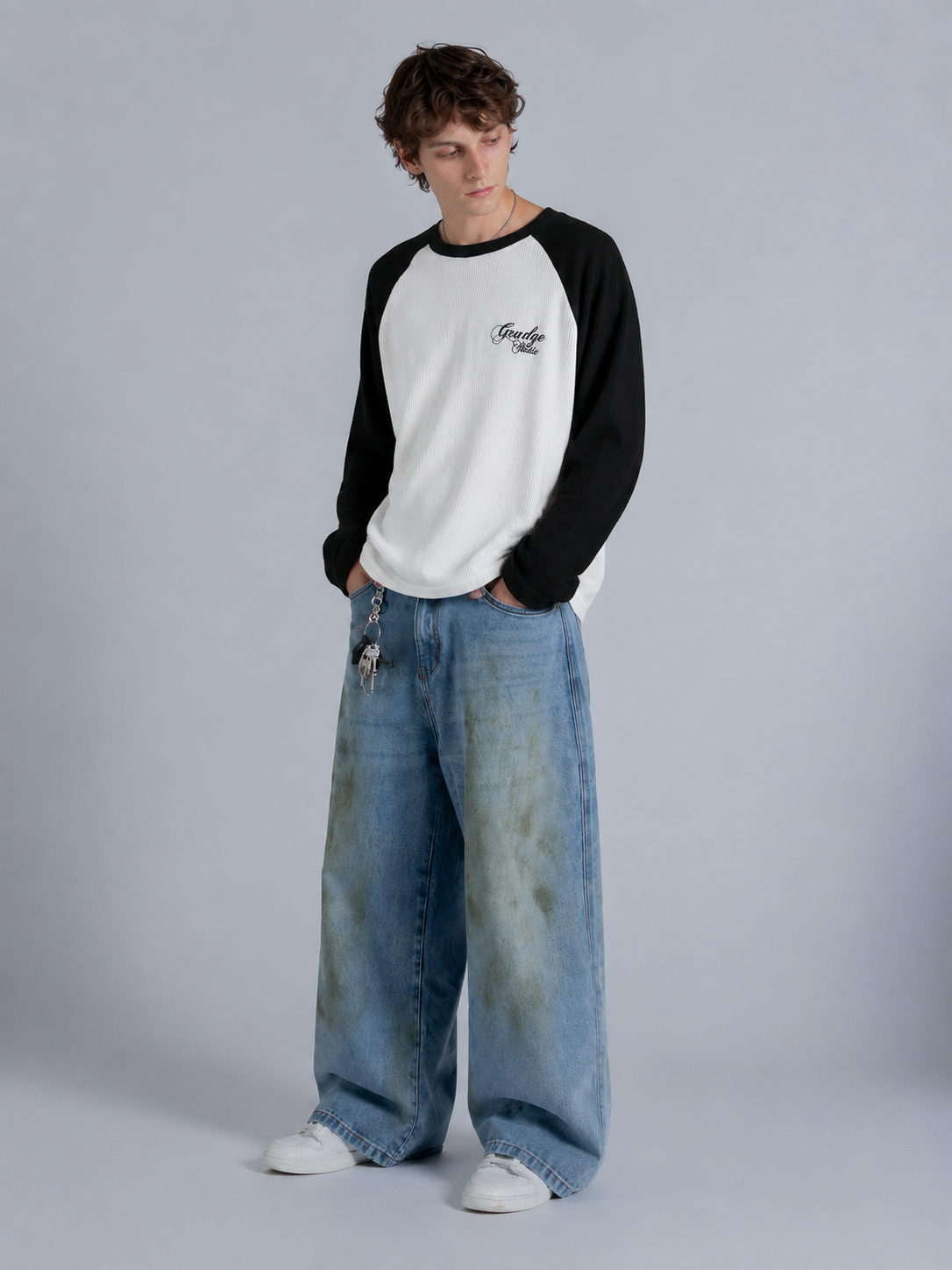 Grudge Studio Waffle Raglan Long Sleeve waffle